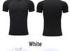 Men's Quick-Dry Fitness Sport Tee - Short Sleeve, Tight Fit, Round Neck, Sweat-Wicking for Running, Basketball, Football.