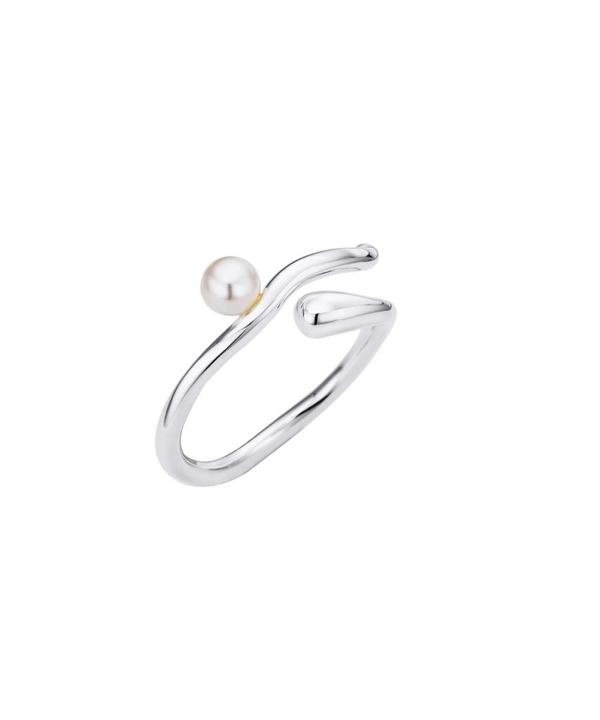 Lilykori 925 Silver Flow Pearl Ring