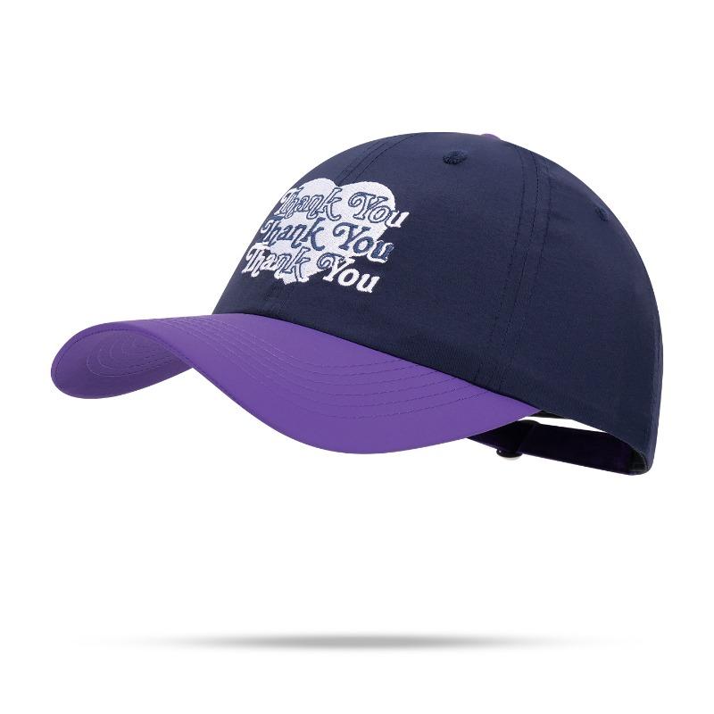 New thank you baseball hat love letter embroidery big head circumference small versatile cap