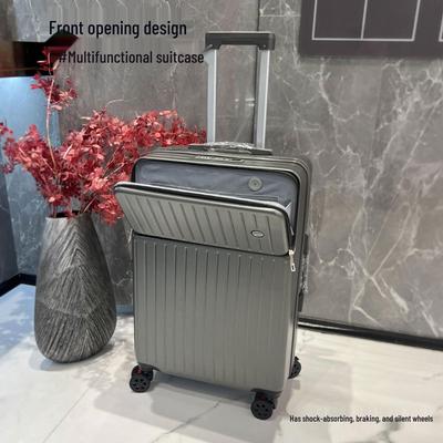 Stylish, Durable Large Capacity Trolley Case with Front Opening & TAS Lock