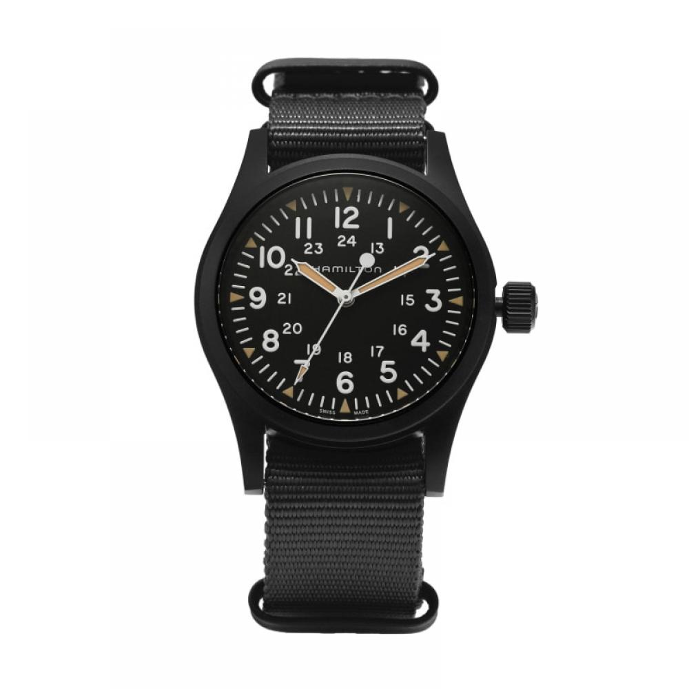Hamilton H69409930 Khaki Field Mechanical Men S Nato Watch