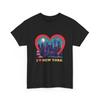 I Love New York Skyline Heart Tee | New York City Souvenir, Quality Cotton Tee