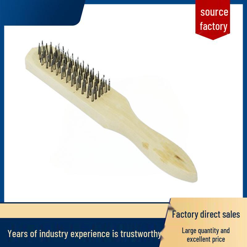 Wooden Handle Wire Brush