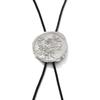 Vintage Unregelmäßige Metallrose Runde Etikette Verstellbare Seilkette Western Cowboy Stil Halskette Frauen Personalisierter Schmuck