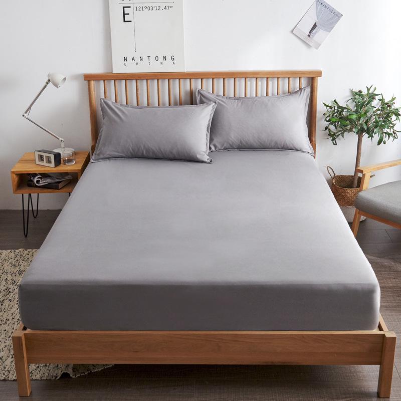 Brushed Cotton Non-slip Fitted Sheet and Mattress Cover for Hotel & Guesthouse Beds