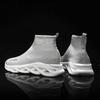 Men's Breathable Casual Sneakers - Non-Slip Outdoor Walking Shoes, Fashion Height Increasing Slip-On Ankle Shoes