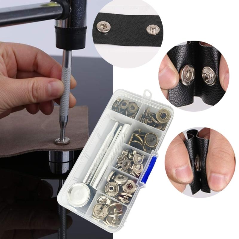 15 MM Botões de Pressão Para Costura de Roupas Para Costurar Vestuário Bolsas e Acessórios Calças Jeans Botões de Pressão Acessório de Reparo