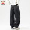 paul frank Men's American Style Curved Leg Tencel Casual Pants