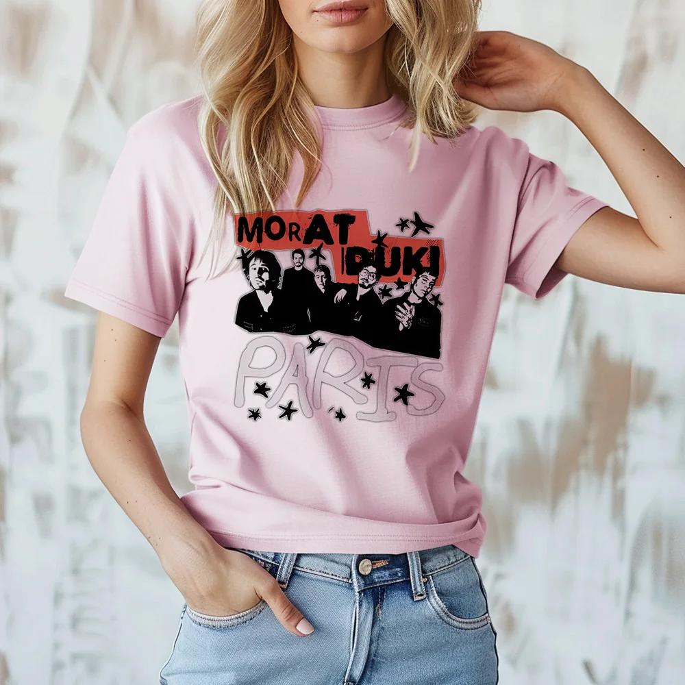 Morat Top - Camiseta holgada informal de verano para mujer, estilo japonés, ropa de cómic para niños