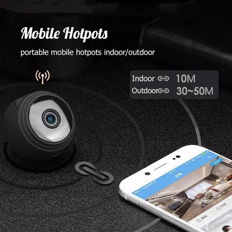 Original A9 mini camera CCTV Camera Connect To Cellphone With Voice 1080P HD Webcam Mini IP Camera 360°clear night vision cctv camera no need