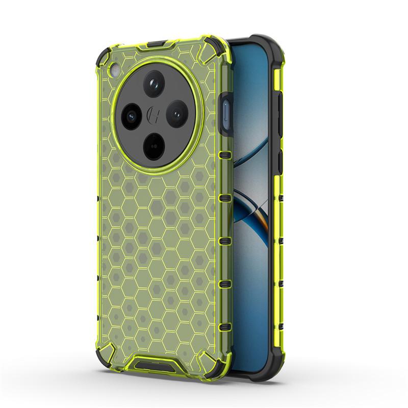 For OPPO Find X8 Case OPPO Find X8 Cover Honeycomb Style Durable Bumper Shield Protective Back Phone Cases On Find X8 Pro Funda
