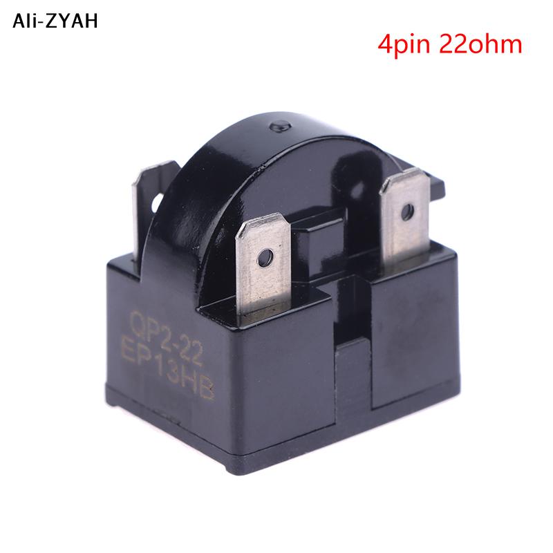 (YY)1Pc New Refrigerator PTC Starter Relays 1/3/4Pins Compressor Overload Protector Refrigerator PTC Starting Relays Accessories