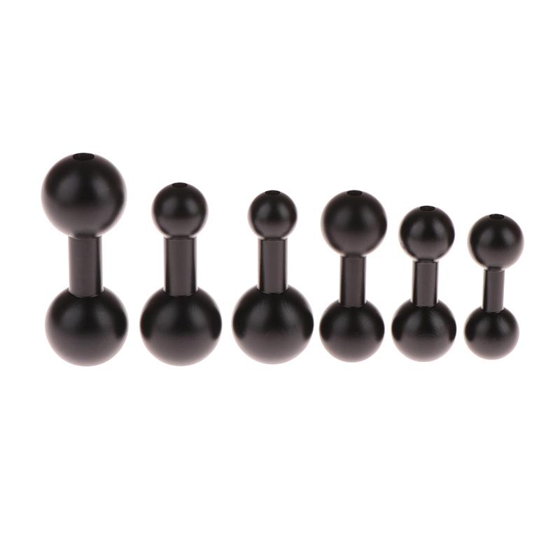 17Mm/20Mm/25Mm Aluminum Alloy Ball Head Double Ball Head Connecting Rod Motorcycle Camera Bracket Transfer Accessories