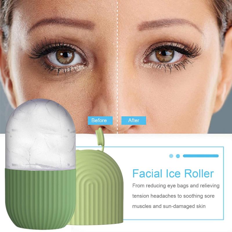 Silicone Face Ice Cube Mold Skin Care Tool for Facial Massage Anti Puffiness Home Spa Beauty Routine