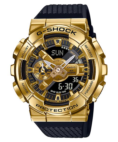 

Casio G-SHOCK Men s Stainless Steel 200M Water Resistant Analog Shock Resistant Quartz Watch GM-110G-1A9 золотий