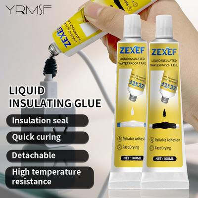 Liquid Insulated Adhesive 1/3/5PCS Waterproof Tape High-Temp Resistant Paste Coating Glue Home Electrical Wire Repair Sealant