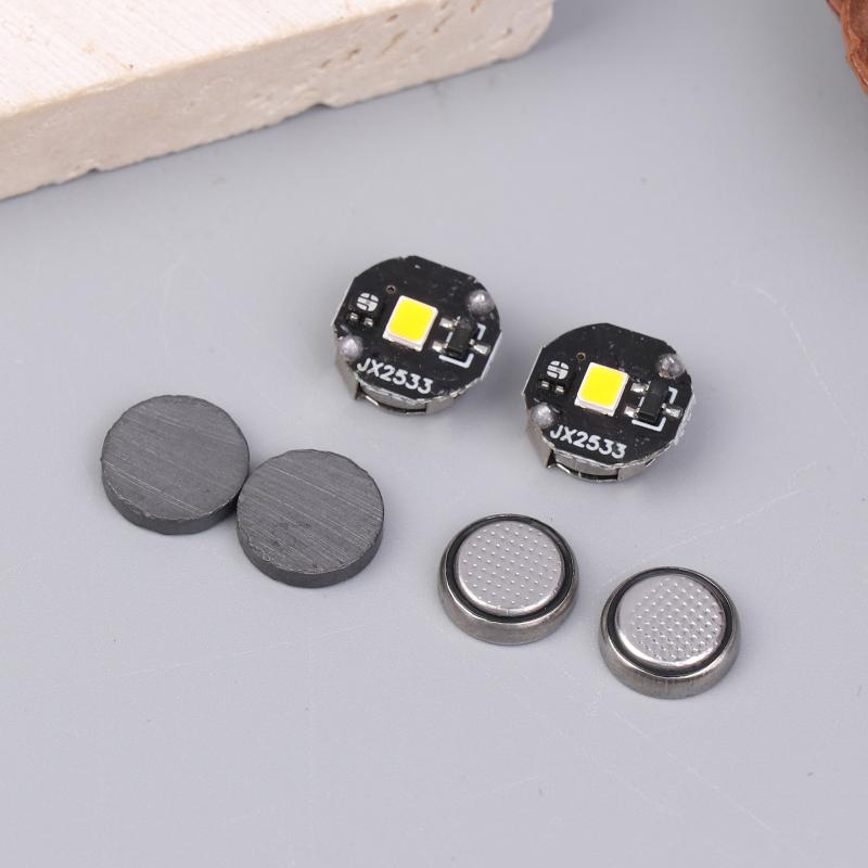 Mini Magnetic Switch LED Lamp for Dollhouse Lighting Tiny Model Toy Eyes Accessories Compact Design for DIY Craft Scenes