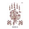 Lace Fake Tattoo Temporary Tattoo Red Mehndi Stickers Body Art Sticker  Women/Lady