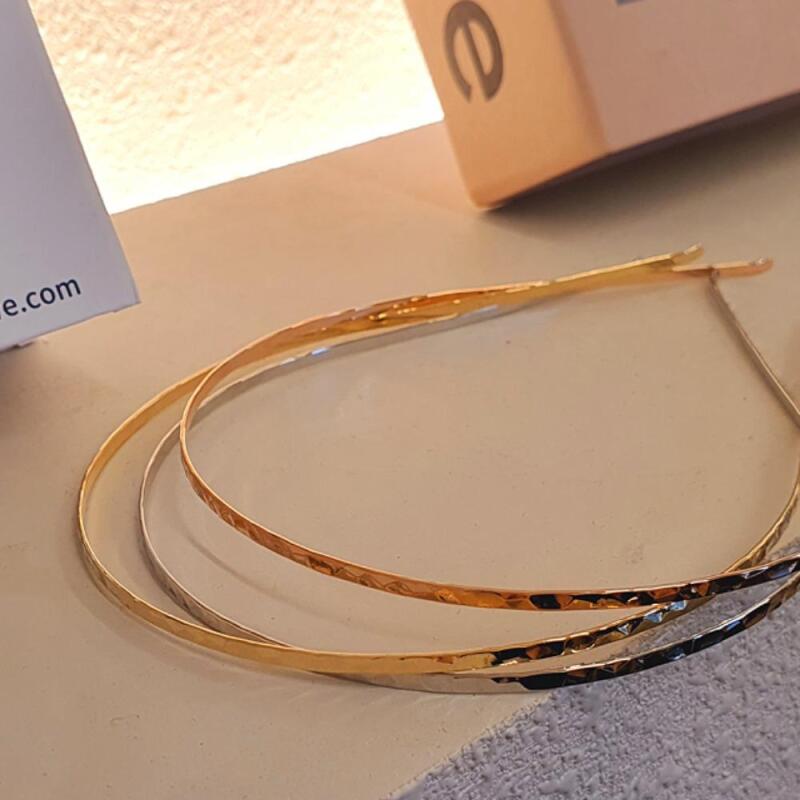 Women s Summer Minimal Thin Headband Hairband A29680_Gold