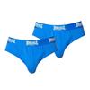 Lonsdale Mens Contrast Waistband Briefs (Pack of 2)