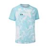 Under Armour SS25 Retro Football Sports Running Jersey Workout Casual Comfortable Short Sleeve T-Shirt Unisex Tops Light-Blue 25500513-438