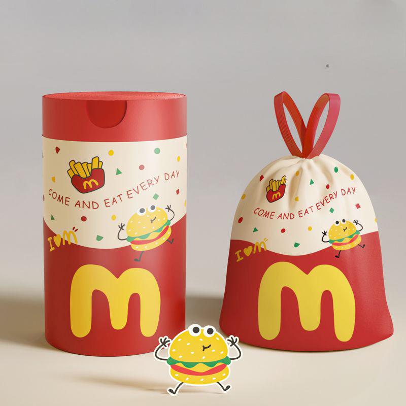 Thickened Drawstring Trash Bags 45x45cm Kitchen Garbage Bags Heavy Duty Plastic Refuse Bags With Printed Pattern