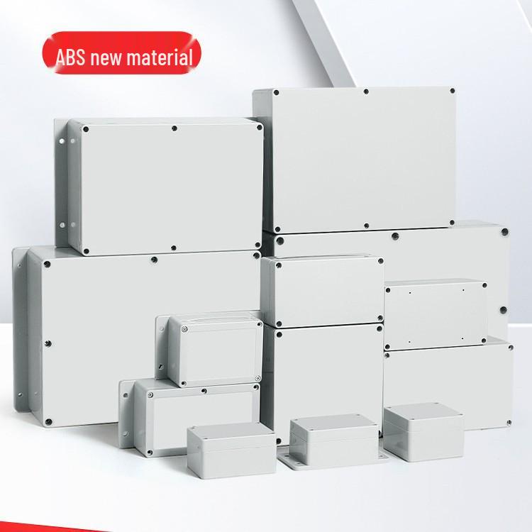 Zewnętrzna wodoodporna plastikowa skrzynka przyłączeniowa z przełącznikiem, uszczelnionym zaciskiem i uszami do monitorowania