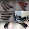6pcs Universal Carbon Fiber Color Car/Auto Front Bumper Fins Spoiler Refit