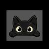 Black Kitten Cartoon Car Sticker Vinyl Decal Waterproof Scratch Cover Cute Animal Design for Auto Motorcycle Vehicle Body
