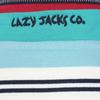 Lazy Jacks Boys Striped Quarter Zip Sweatshirt