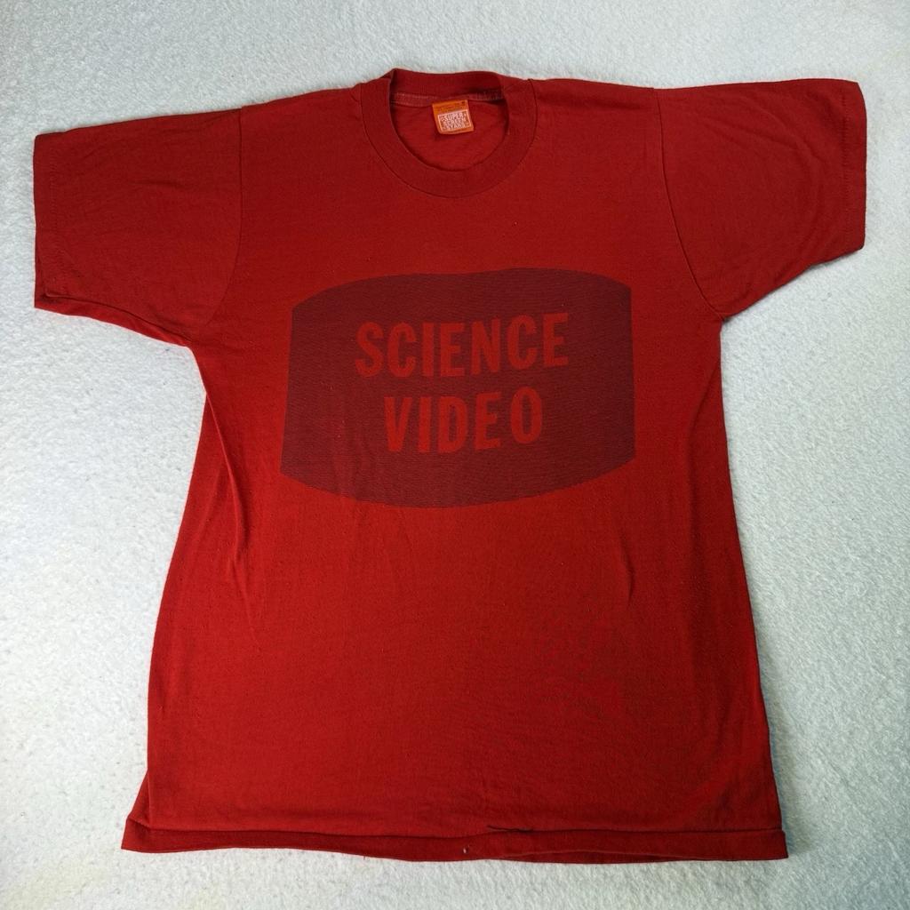 Vintage 70s Bronx High School Science Video Screen Stars T-Shirt USA Medium