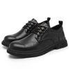 Handmade High Quality Genuine Leather Casual Shoes for Men Lace Up Outdoor Oxford Jogging Shoes Men Outdoor Daily Commute Shoes