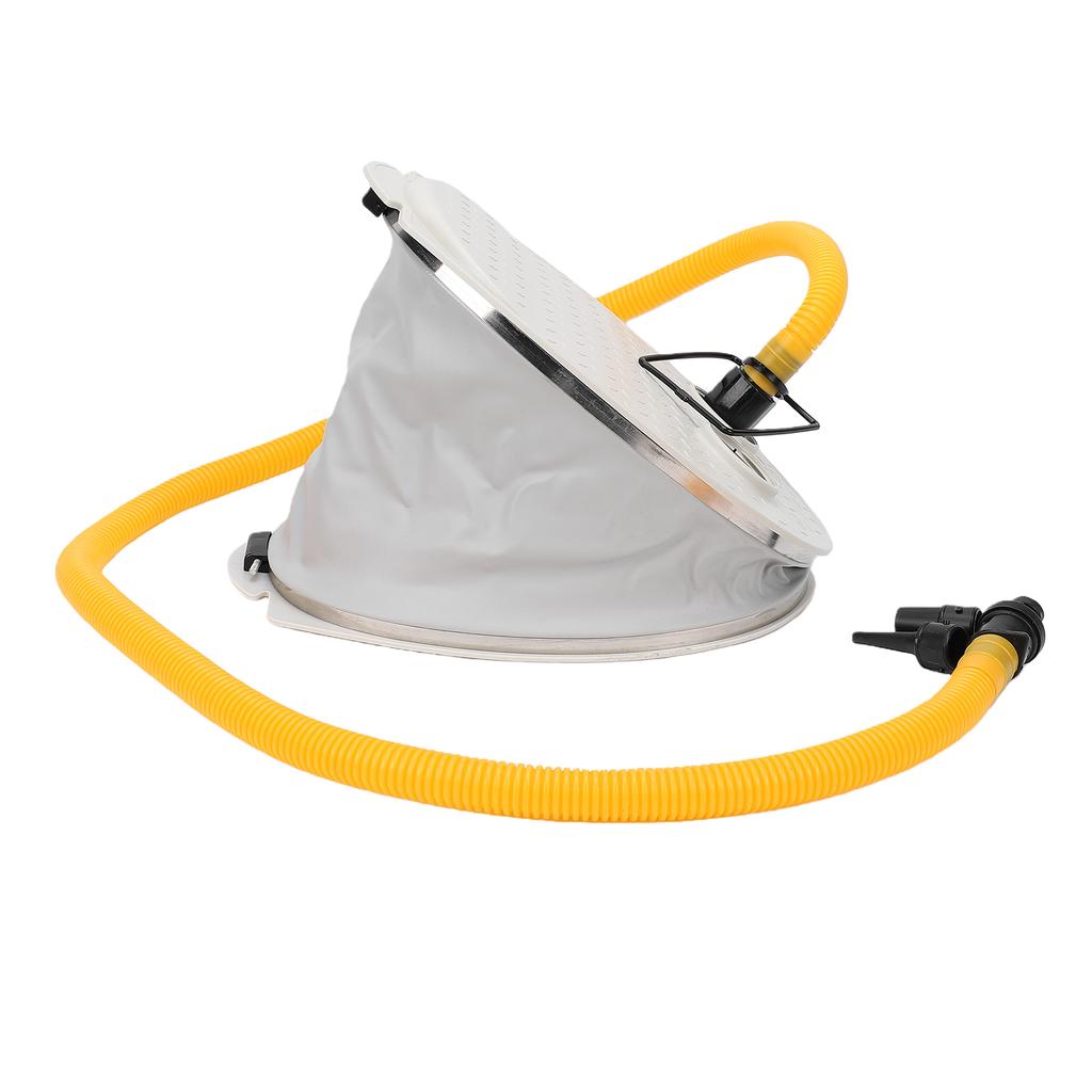 Foot Air Pump Fit for Halkey Roberts Valves 9 Inch Manual Foot Pump Inflator for Inflatable Boats Kayak Swimming Ring