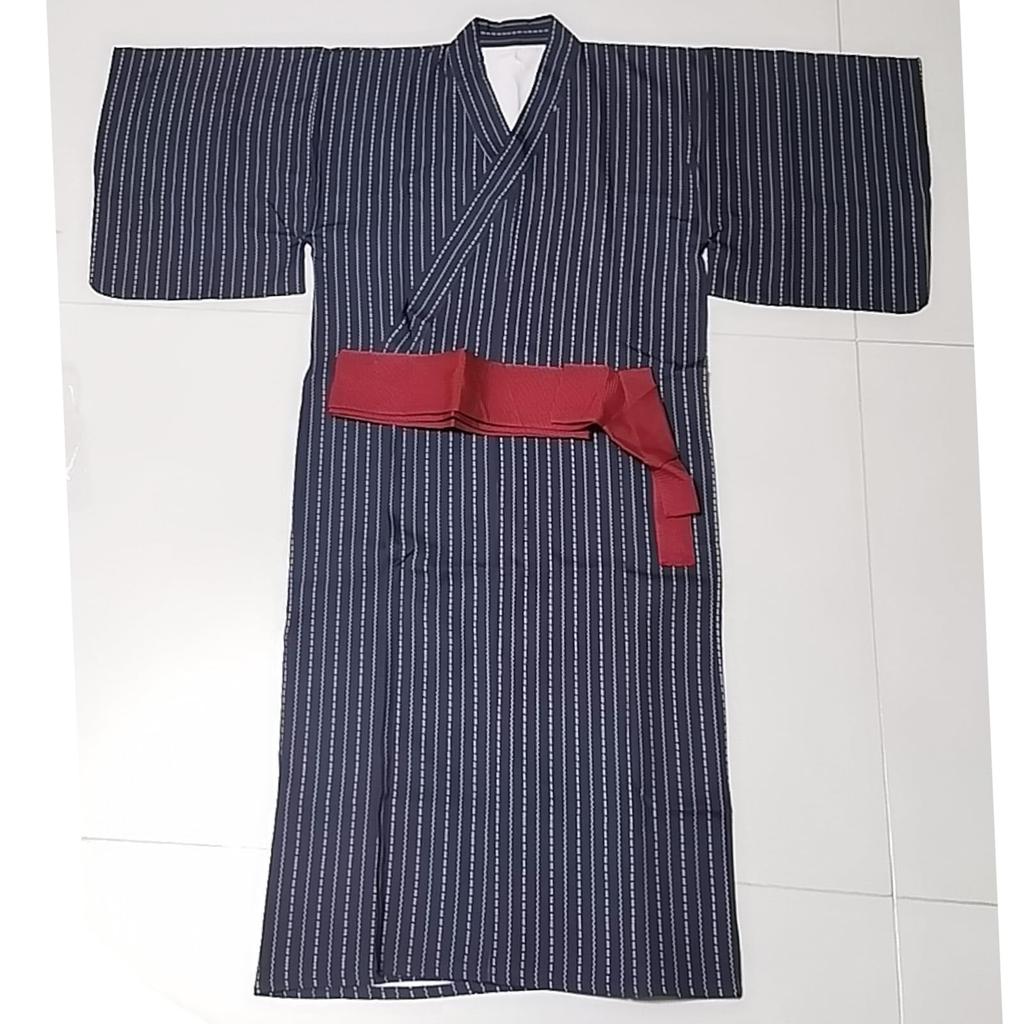 Yukata Kimono-sett Midjebelte Lett å kle på Yukata-sett Sommerklær Festival Fyrverkeri Yukata Kule Enkle Enkle Japanske Klær Jinbei En Størrelse