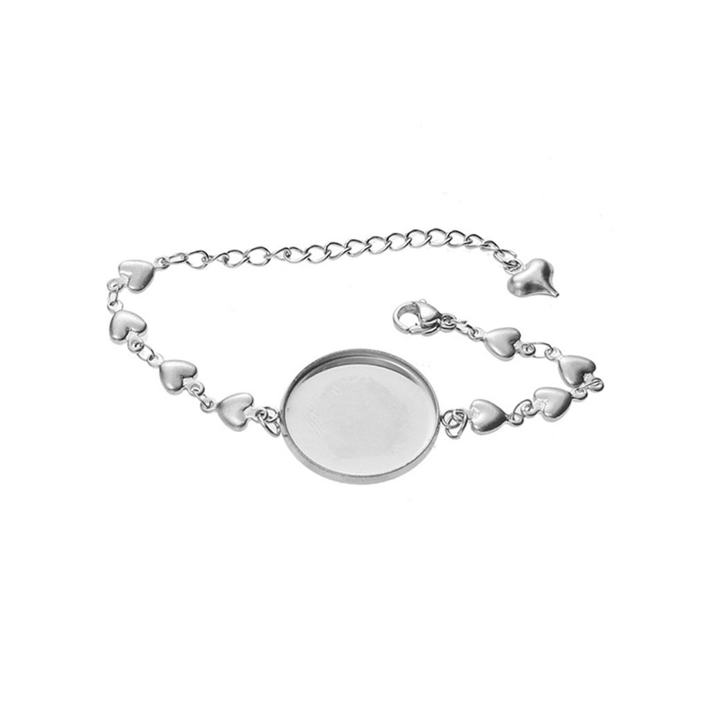 Lünetten Armbänder Leere Schale Armreifen für Schmuck DIY Basteln Lünetten Armband