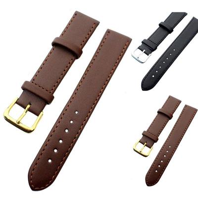 Izle Deri Kayış Saatler Band 8mm 10mm 12mm 14mm 16mm 18mm 20mm 22mm 24mm Kadın Erkek Saat Kayışı Siyah Kahverengi saat kemerleri