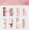 Retro Story Sticker Pack: Light Reading Spine Series - 16 Sheets for Journal Collage Decoration