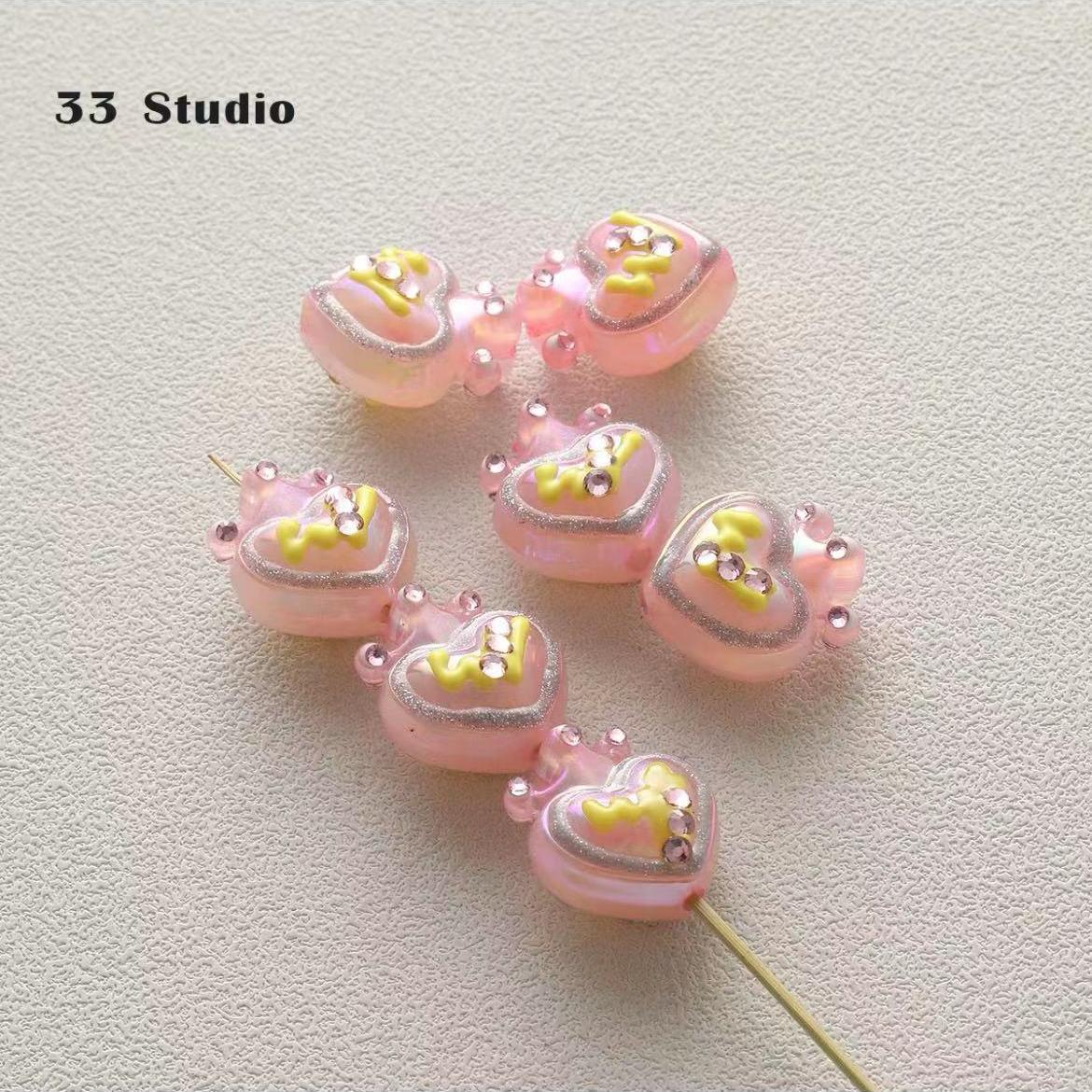 

Чистая ручная роспись бусины наклейки набор бриллиантов жемчуг DIY ювелирные аксессуары материал упаковка бусины автомобиль кулон сотовый телефон цепочка бусины 17#