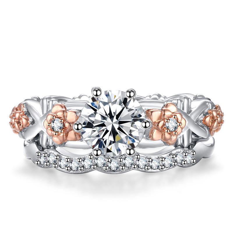 Набор Кольца для пары Кольцо, Украшения Креативное Кольцо с цирконом, Модное Кольцо Женские Украшения no. 5