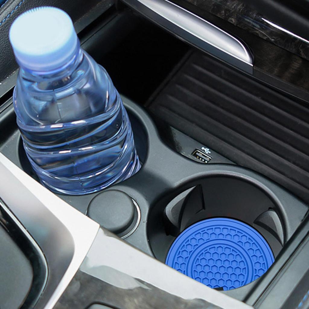 Car Drink Coaster, Car Cup Holder - Non Slip Drink Holder for Cars, Colored