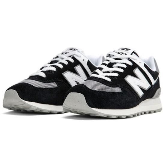 New Balance 574 Black White Grey - U574FBG