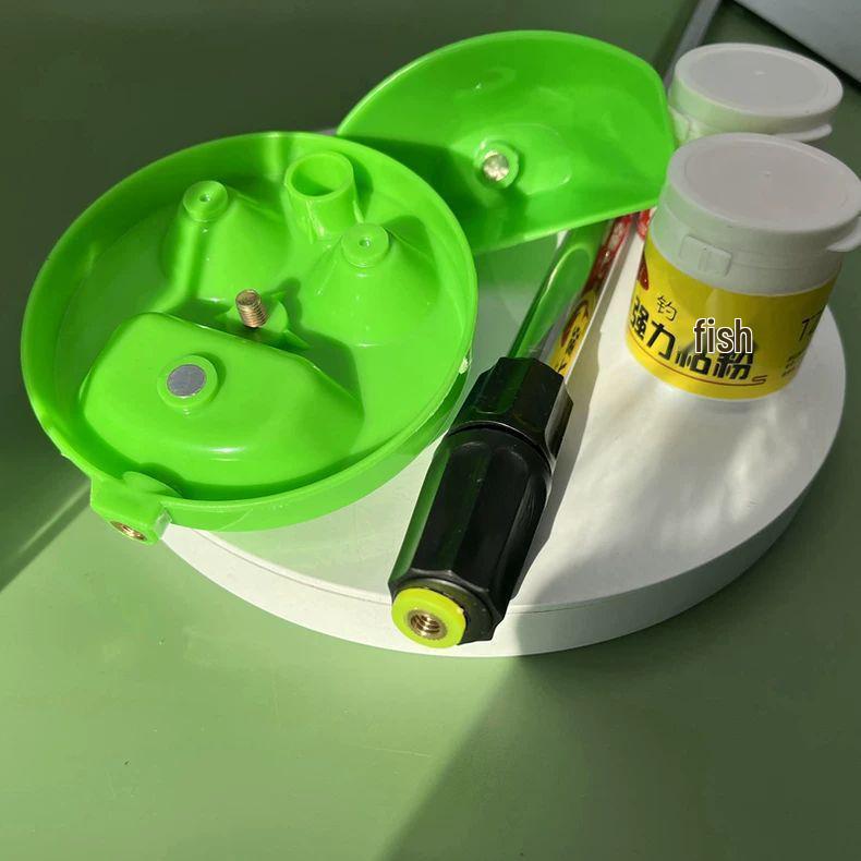 Fishing Stick Powder Plate & Dip Bait Set for Wild Rice Fishing