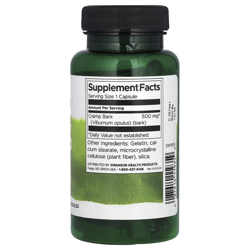 Full Spectrum Cram Bark, 500Mg, 60 Capsules