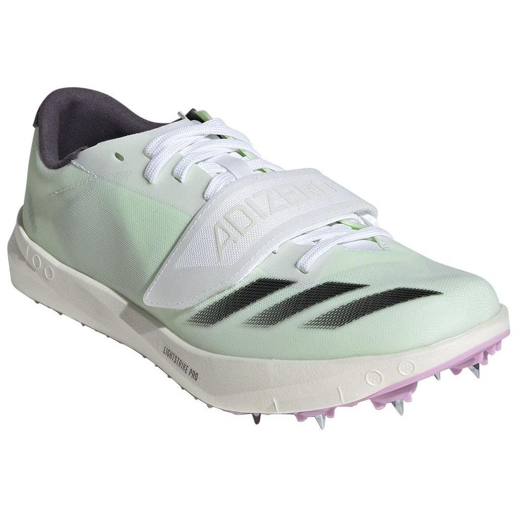 adidas Scarpe da Ginnastica Unisex Adizero Triple Jump Verde Scintillante Nero Bianco Nuvola Nero Nucleo ID0301