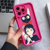 Anime Mädchen Katze Kiki Handyhülle für Apple iPhone 17 Air 16 16e 15 14 Plus 13 12 11 iPhone17 Pro Max X Xs XR 8 Weiche Hülle