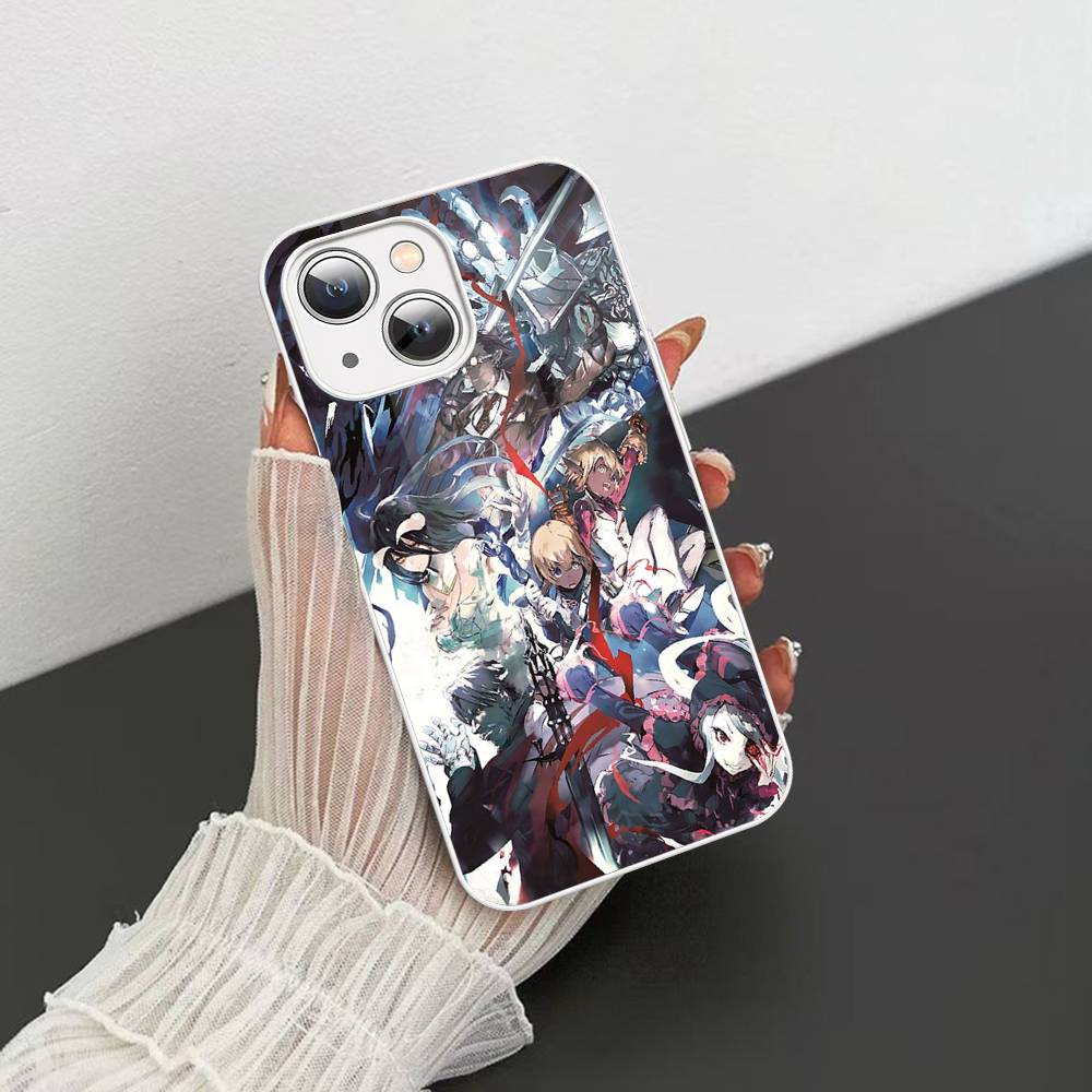 Popular Anime O-Overlord For IPhone 14 13 12 Mini 11 Pro XS Max X XR 14 Plus Tempered Glass Cover