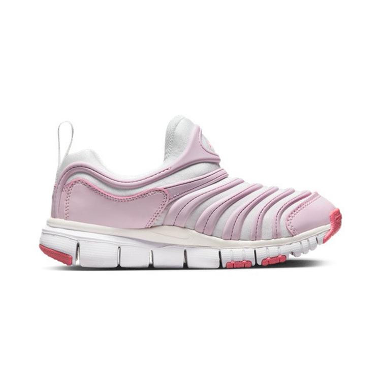 Nike Dynamo Free Caterpillar Cushioning Abrasion Resistant Support Low Top Kids Lifestyle Shoes Pink Kids' 343738-100
