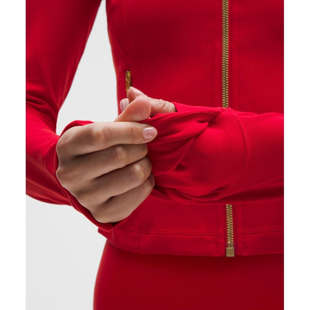 Lululemon Lunar New Year Define Cropped Jacket  Nulu Oxford Red