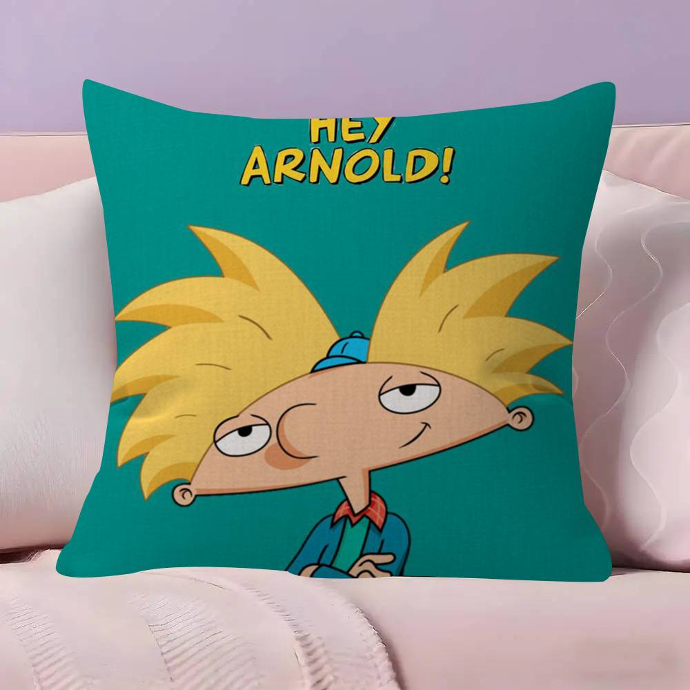 

Hhey Arnolds Cartoon Maple Design Cushion Cover Happy Autumn Harvest decor Holiday Decorati Pillow Cover 30x30cm