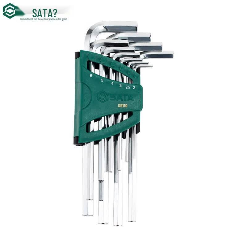 SATA 10-Piece Extended Hex Key Set Steel